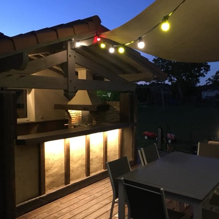 Eclairage - Eclairage terrasse et cuisine extérieure (5)